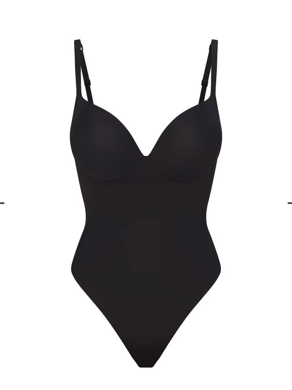 Skims Black Seamless Underwire Bodysuit
